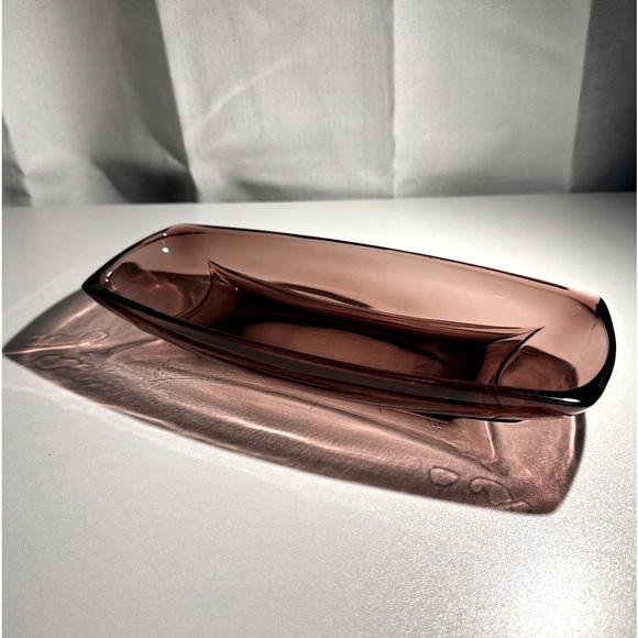 Vintage Hazel Atlas MCM 1960s Amethyst Glass Moroccan Set - Picture 7 of 11